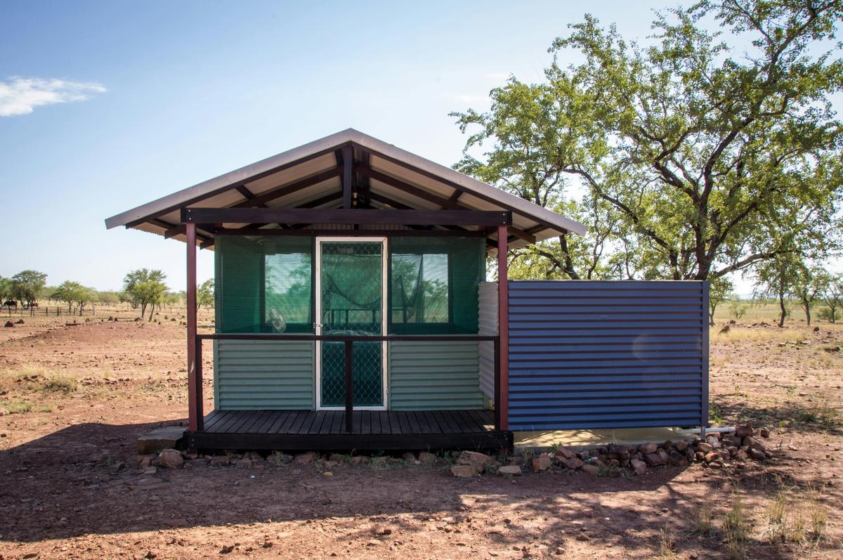 One of the accommodation options available, a Bush Hut - for a distinctively Kimberley experience.