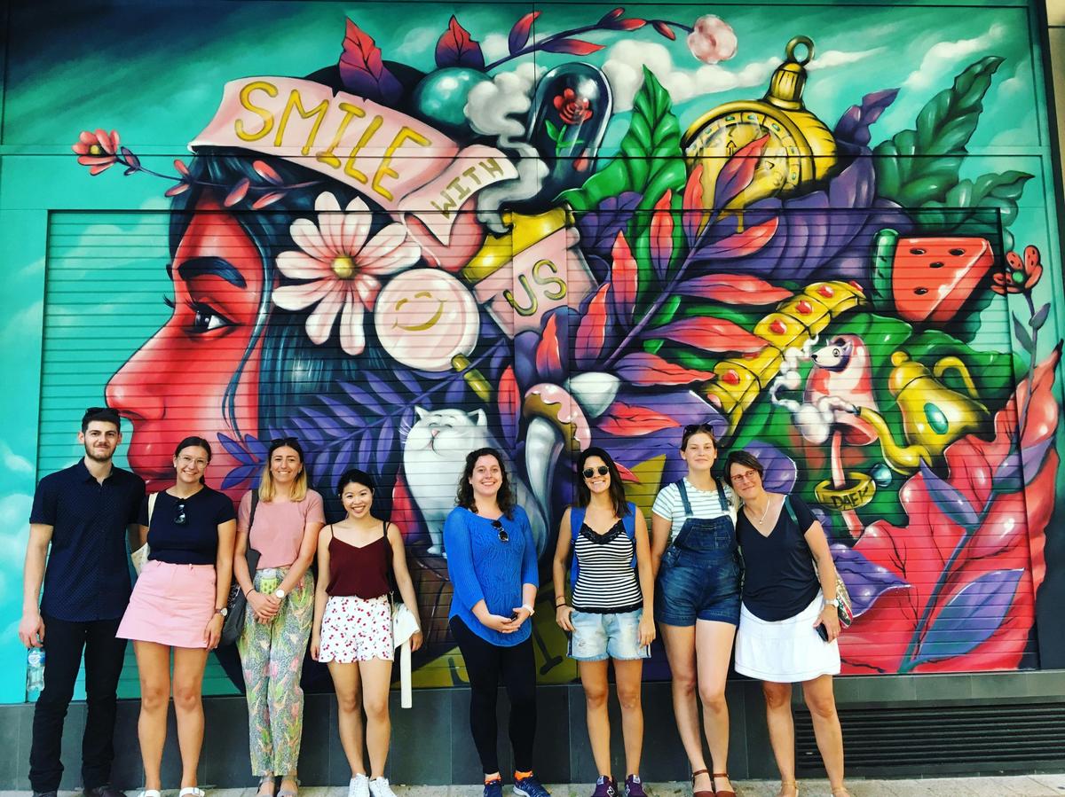 See amazing street art in Perth