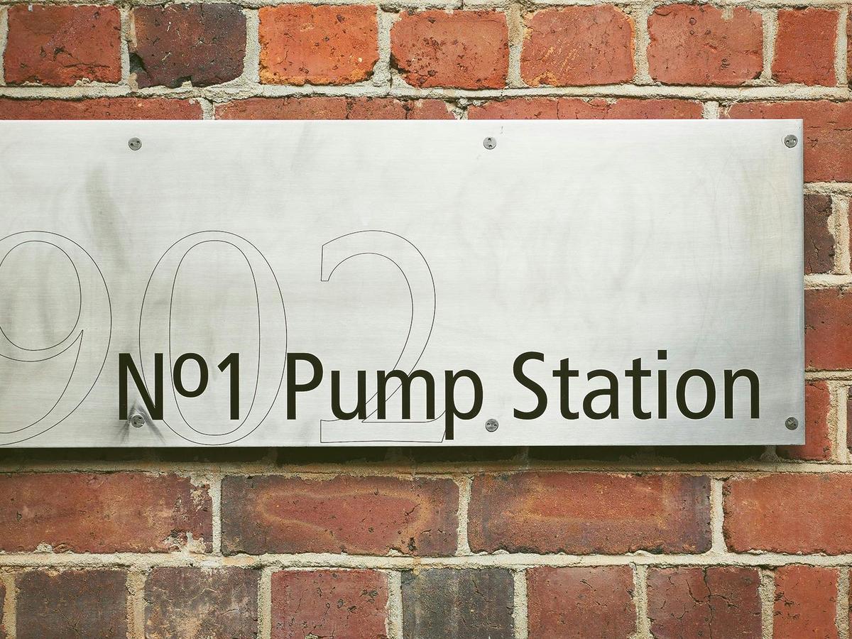 No 1 Pump Station sign