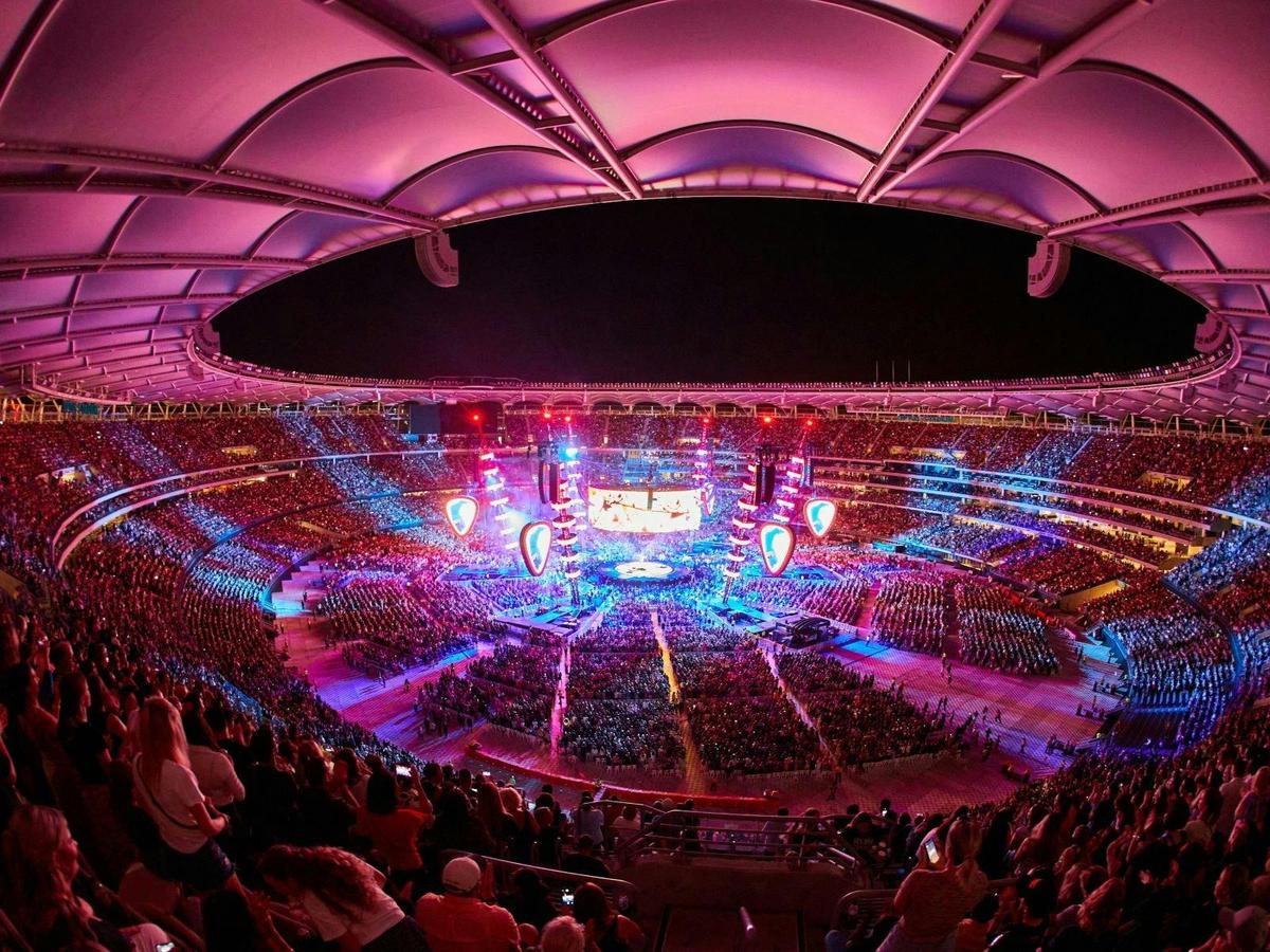 Ed Sheeran at Optus Stadium