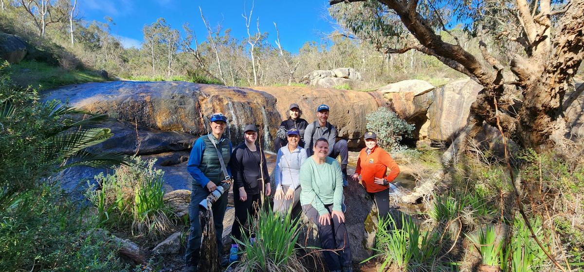 Happy Hikers on Kitty's Gorge