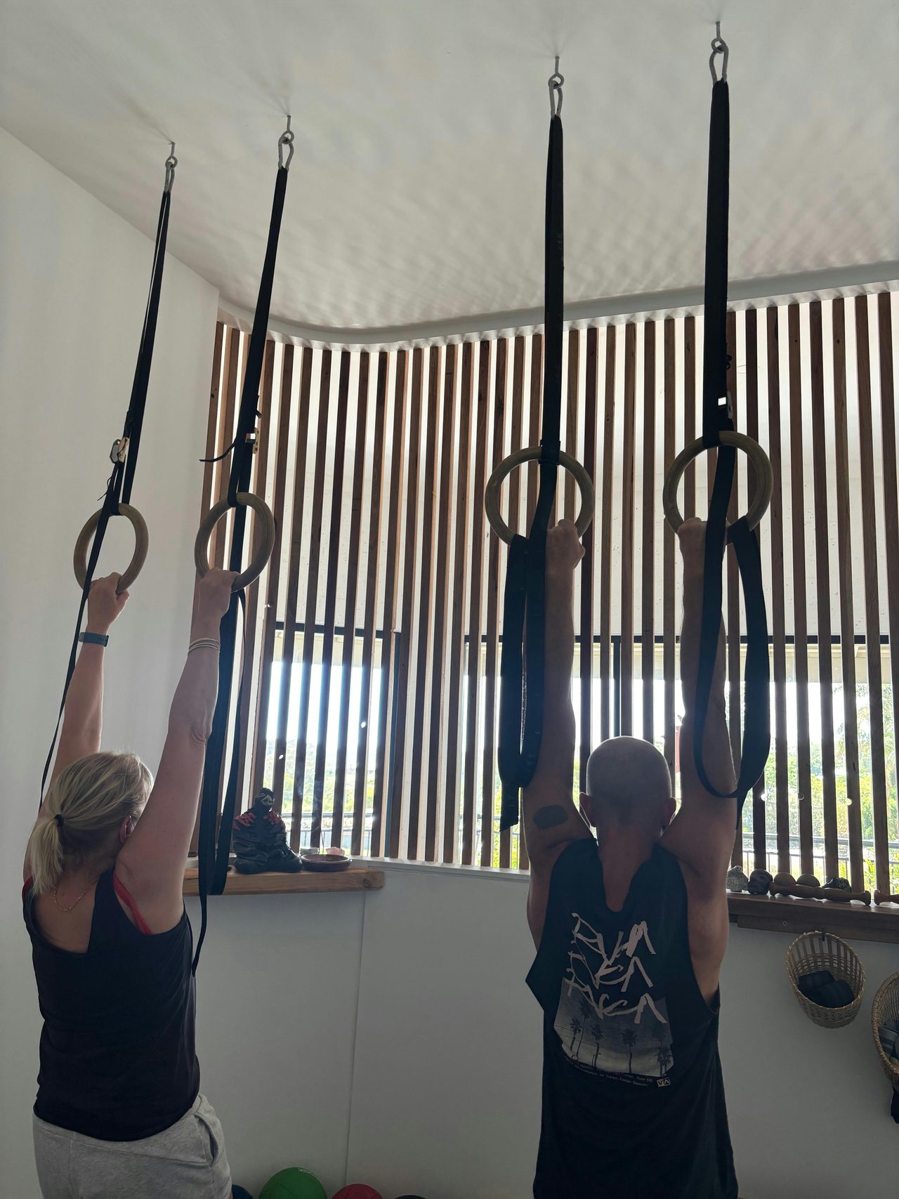 Hanging, a great way to decompress the spine