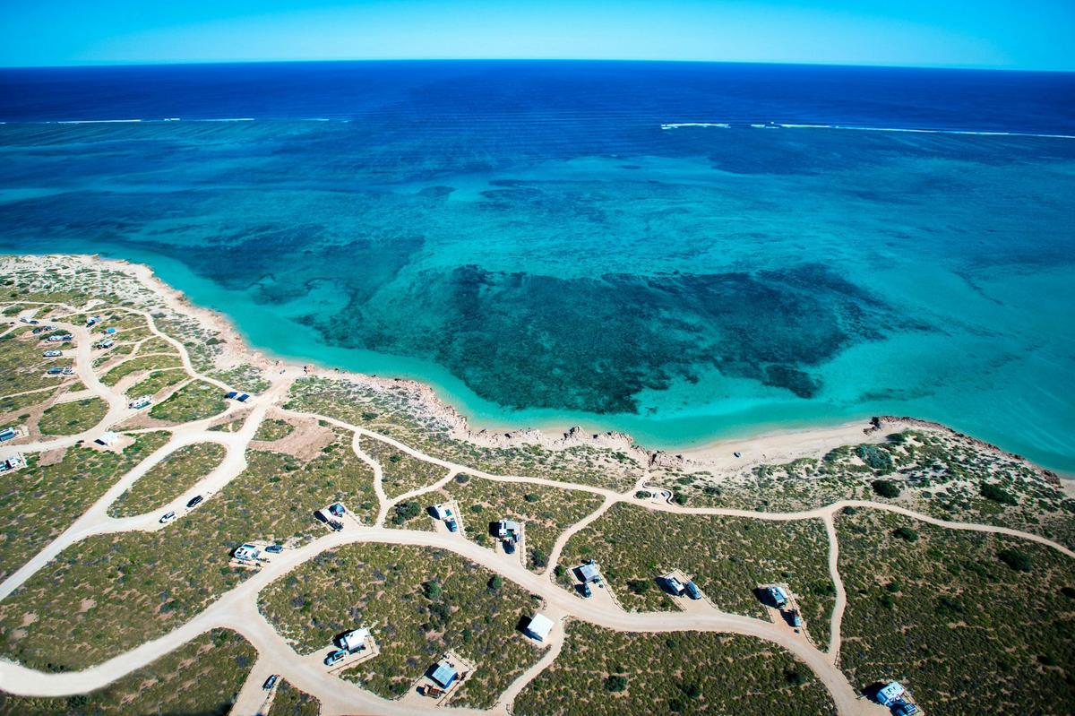 Aerial view of Osprey Bay Campground