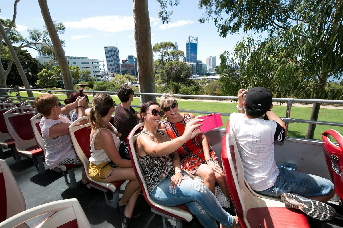 Fabulous views from the top deck
