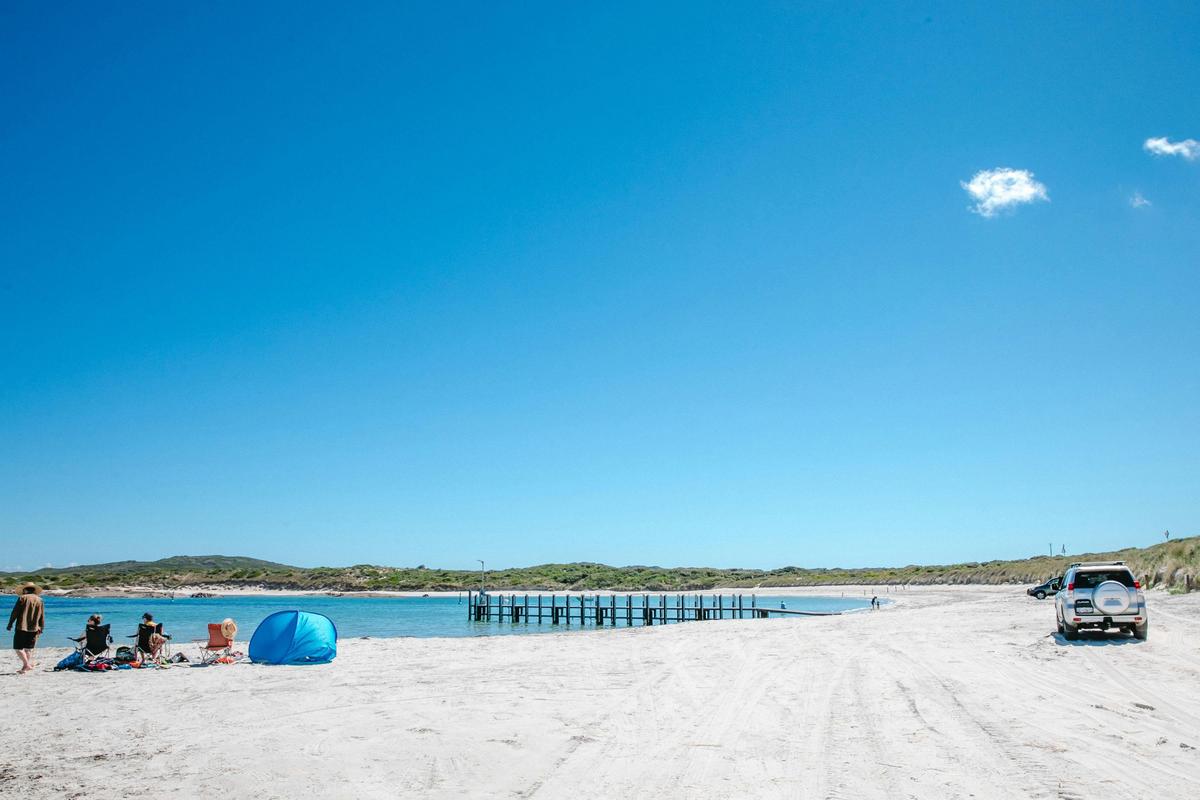 Peaceful Bay Jetty and Boat launching beach