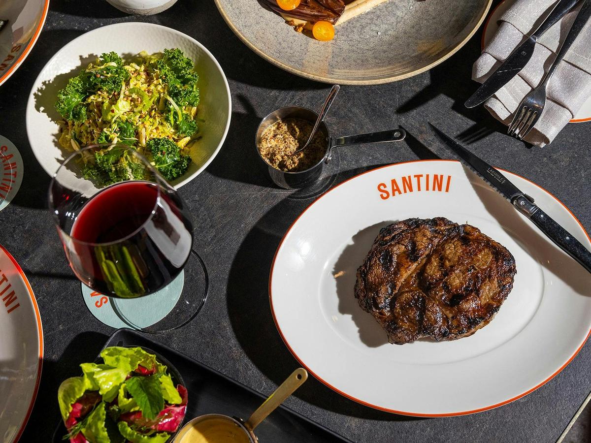 Dining at Santini Bar and Grill