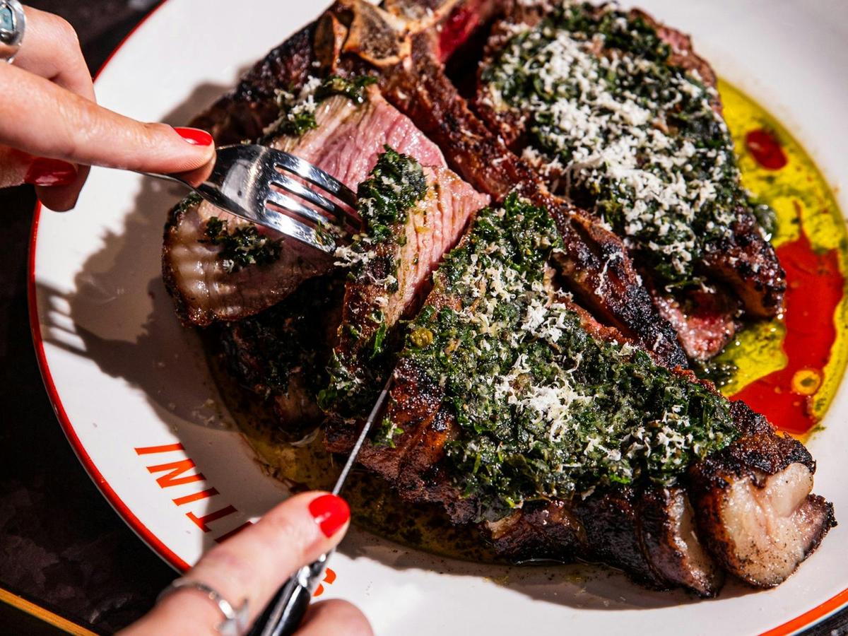 Dining at Santini Bar and Grill