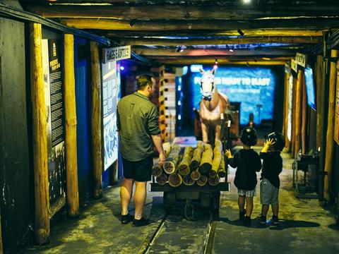 Replica Underground Coal Mine Experience