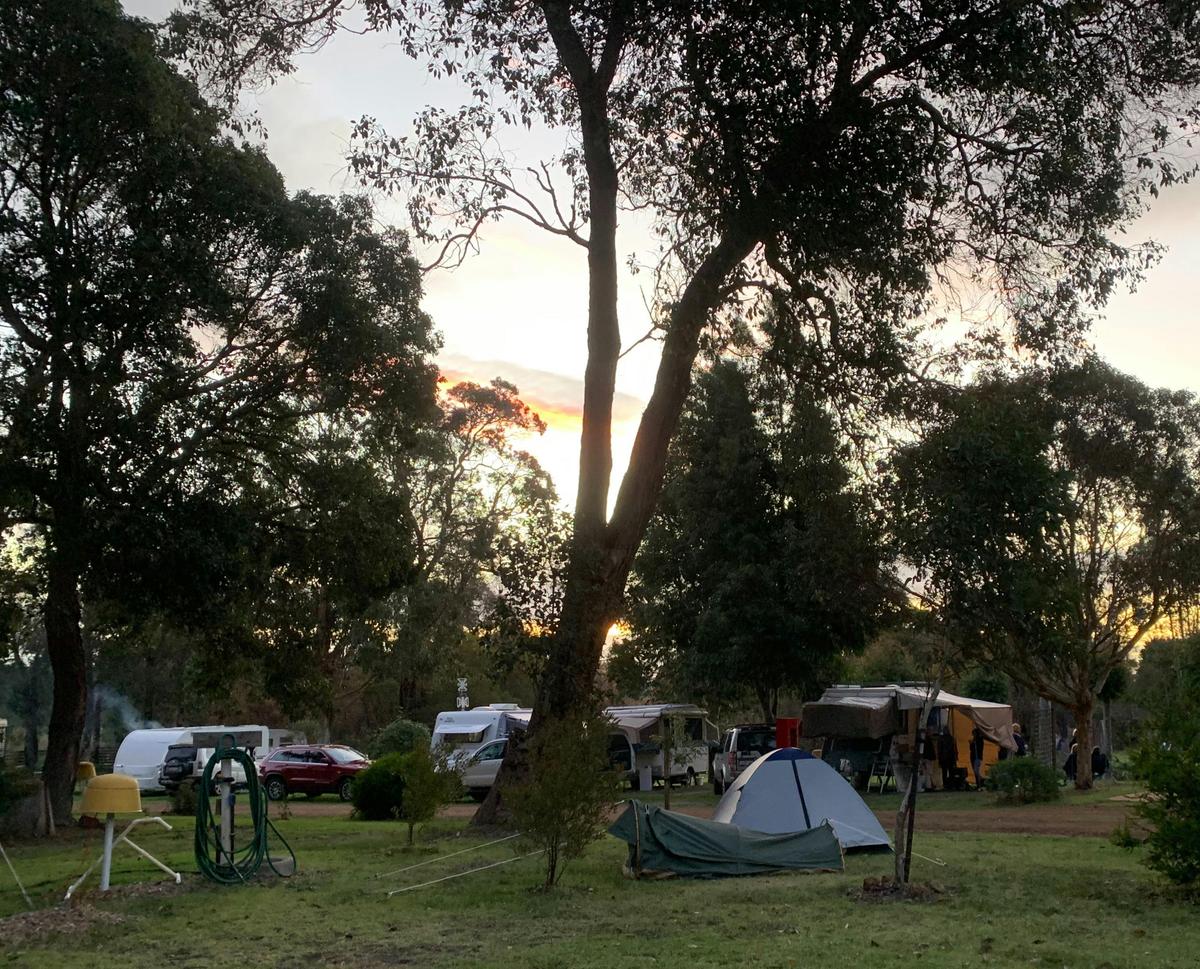 caravans and tents