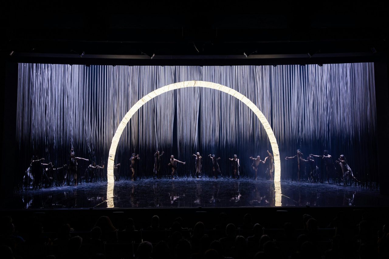 Bangarra on stage at Sydney Opera House