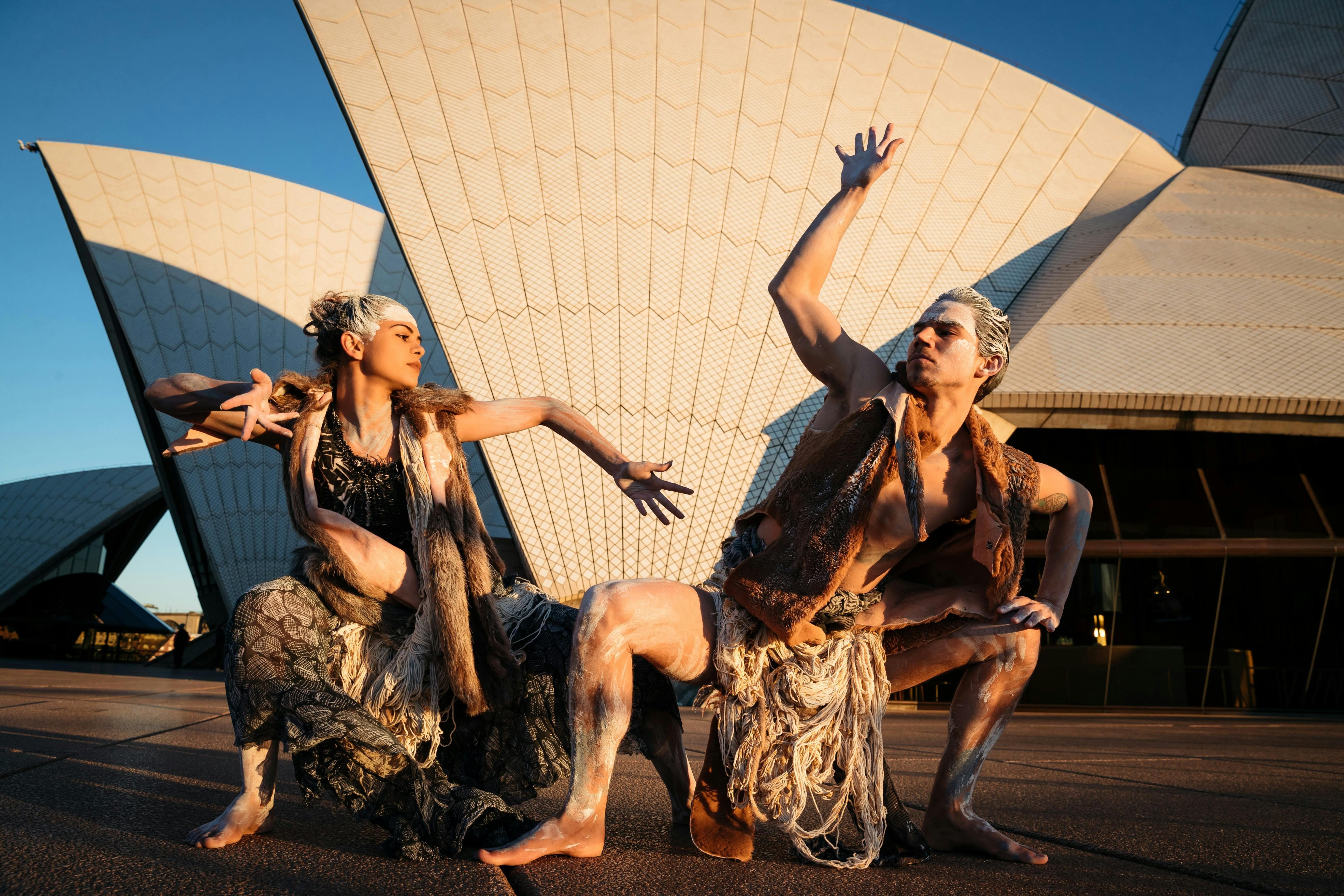 Lillian Banks & Bradley Smith outside Sydney Opera House