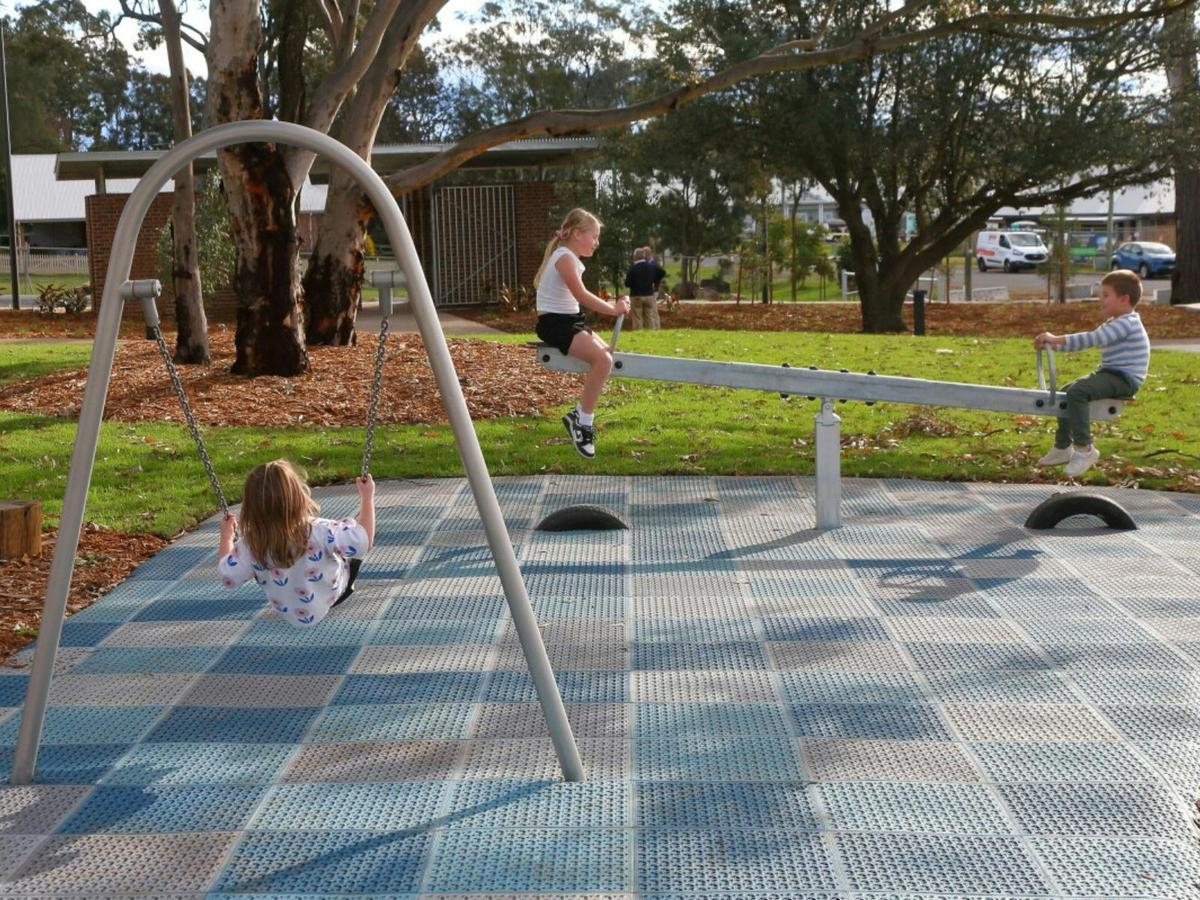 Kids playing at Old Menangle School Park
