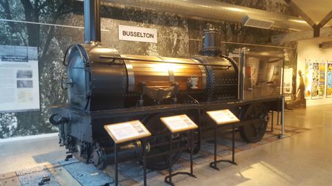 Railway House and Ballaarat Steam Engine