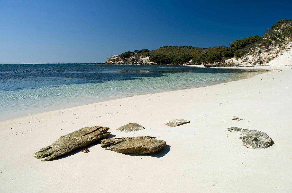 Rocks on the shore at Porpoise Bay