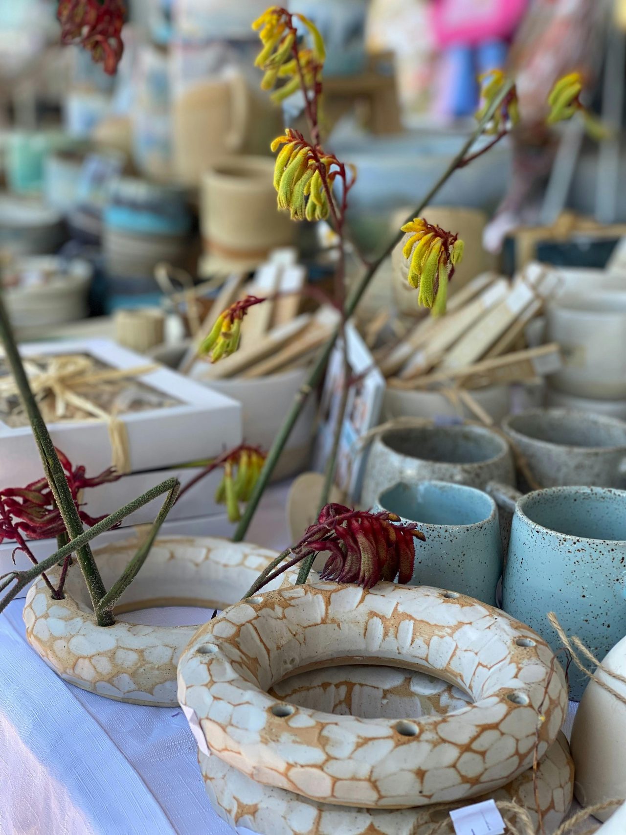 Handmade pottery