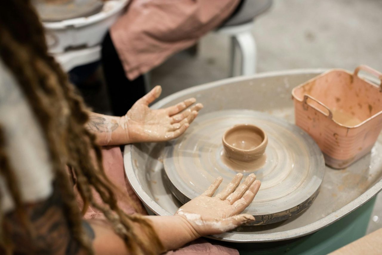 Clay hands