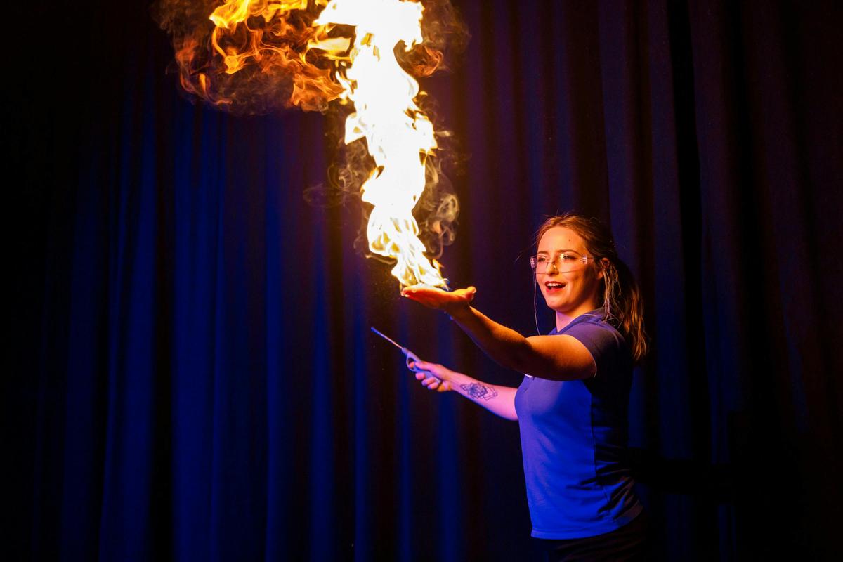 Science theatre demonstration