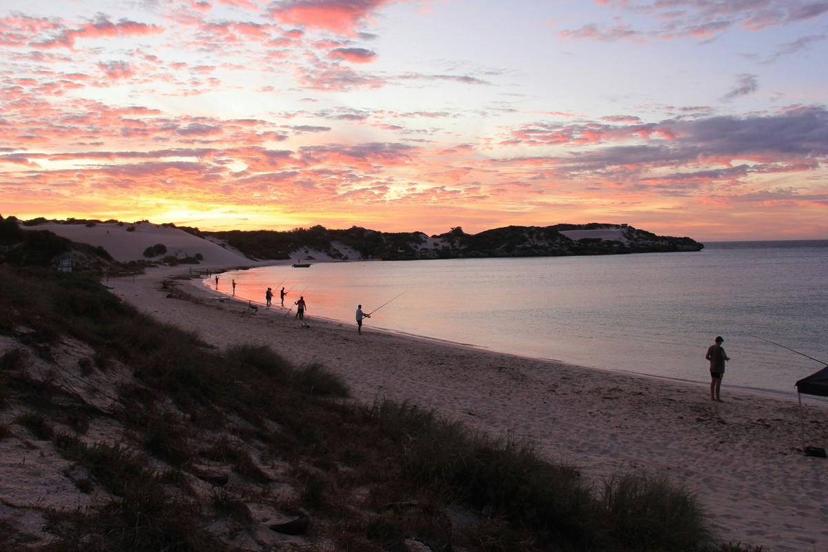 Sandy Cape sunset fishing