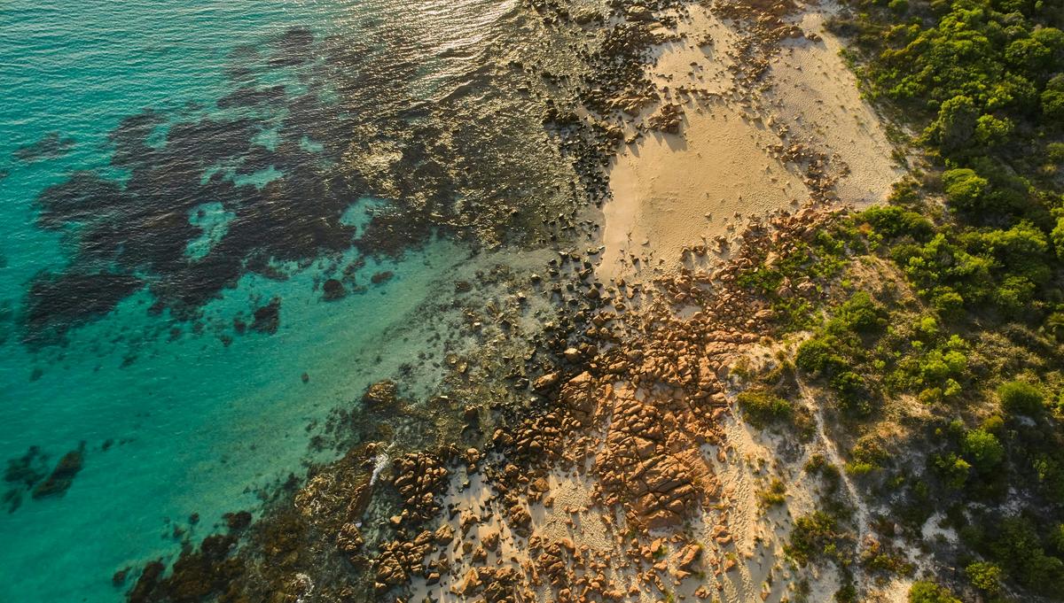 Aerial view of Point Picquet, near Dunsborough