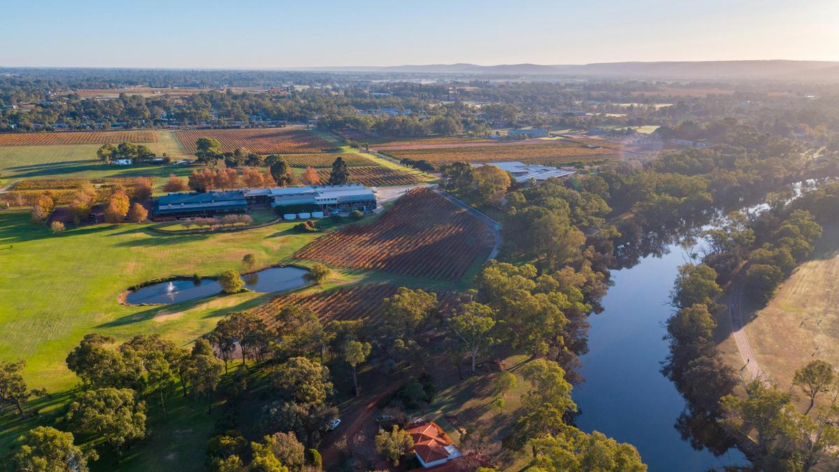 Aerial Sandalford Swan Valley Swan River