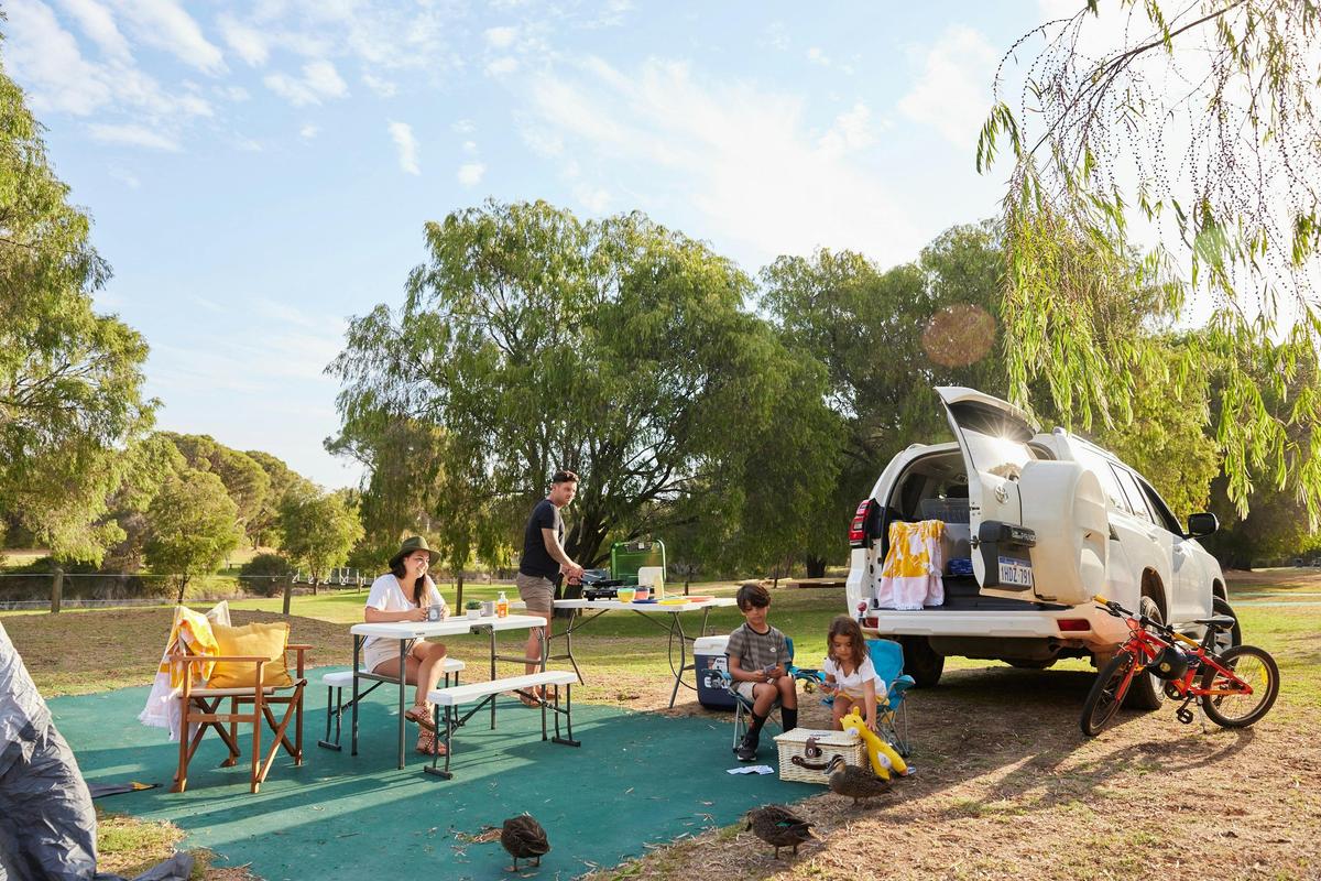 Powered and unpowered camping sites