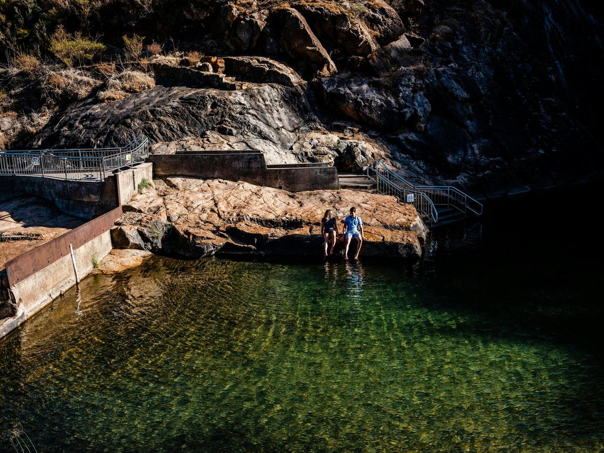 Serpentine Falls, located in the Serpentine National Park