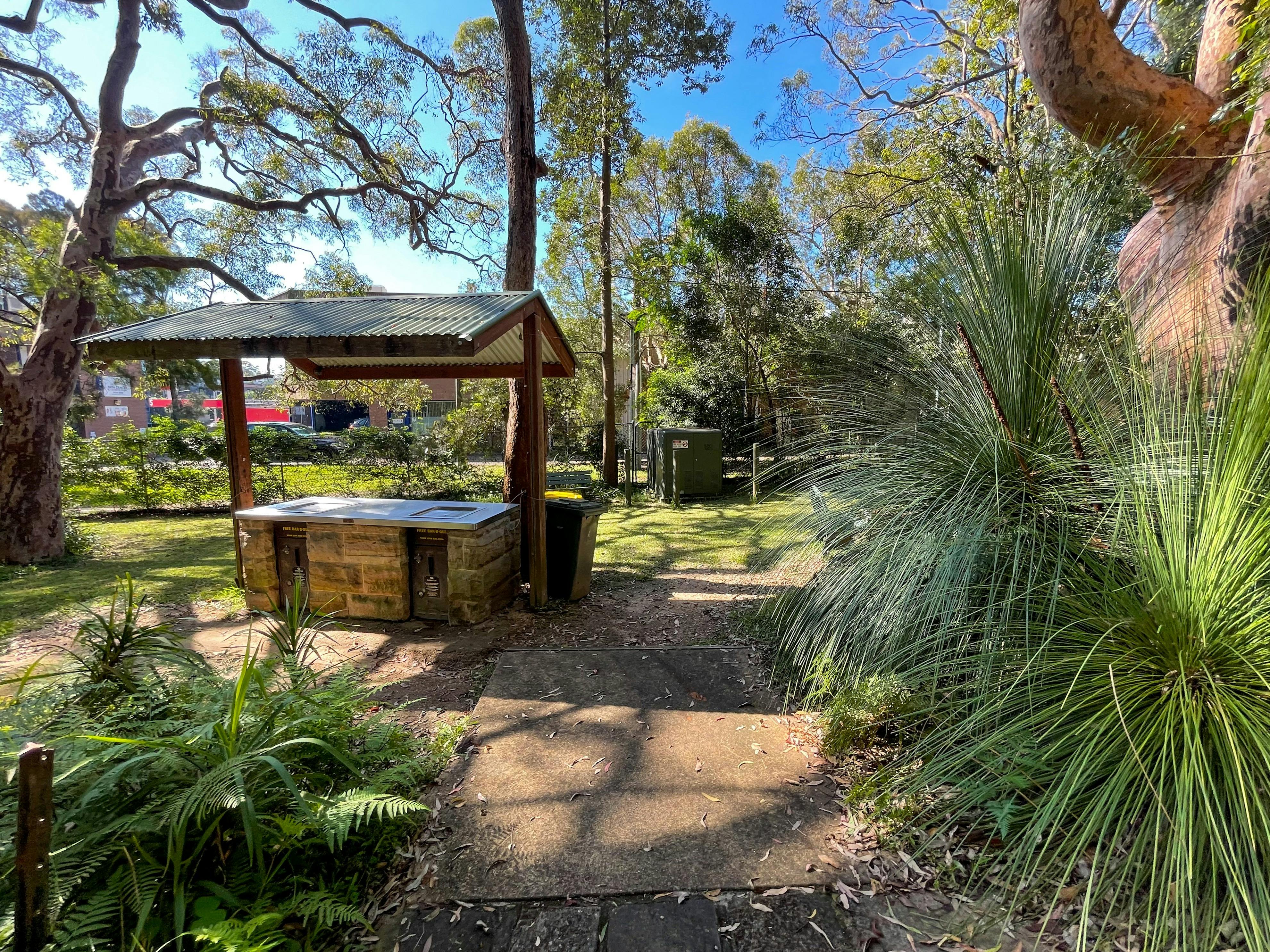 Stony Range Botanical gardens BBQ facilities