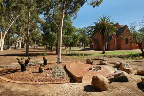 Stirling Square - Kaleep Aboriginal Hearth Artwork