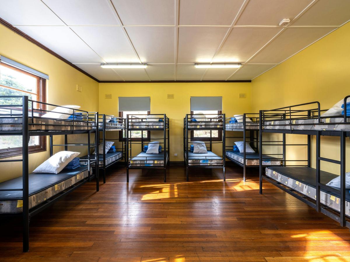 Room with bunk beds