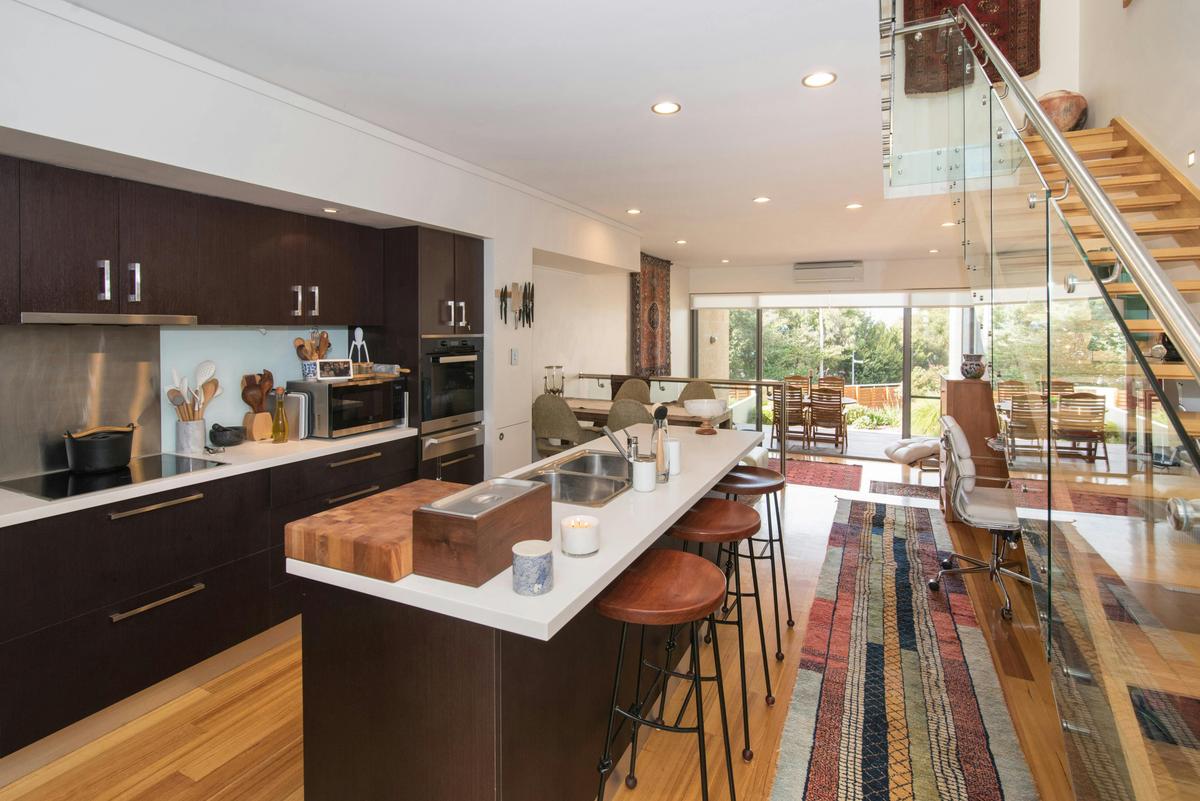 Kitchen looking towards outside entertaining area
