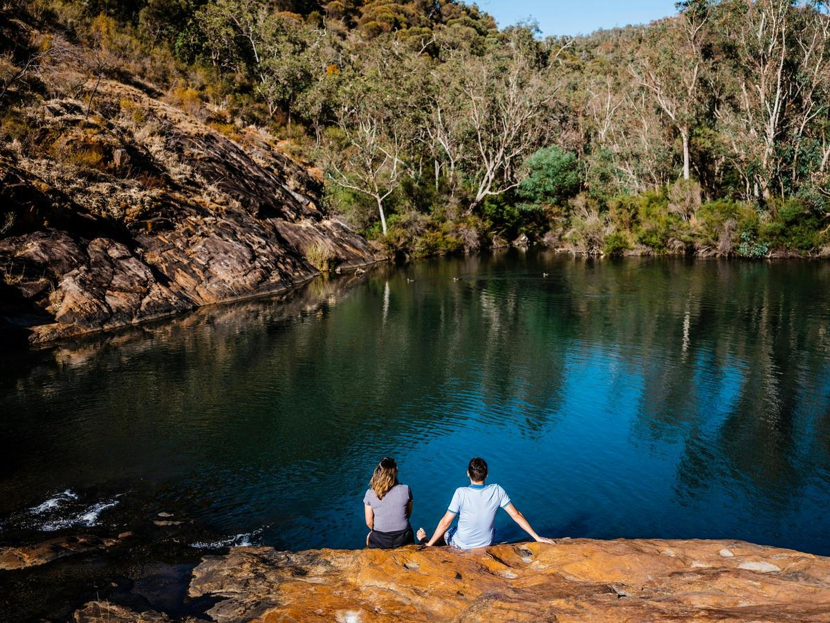 Serpentine Falls, located in the Serpentine National Park