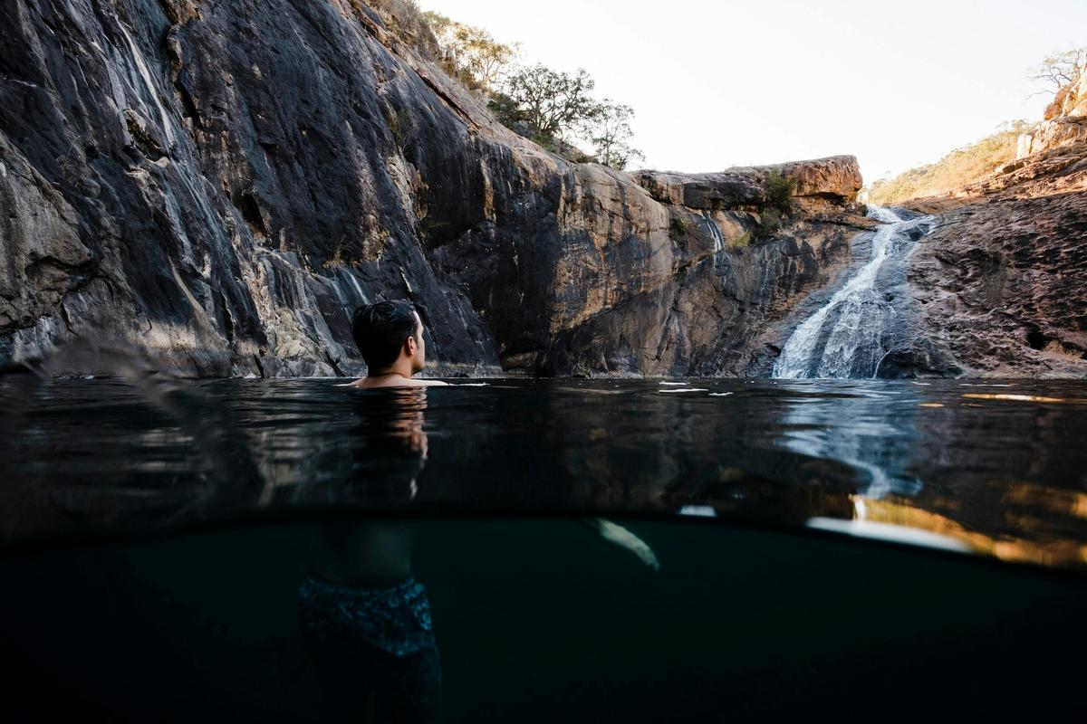 Serpentine Falls, located in the Serpentine National Park