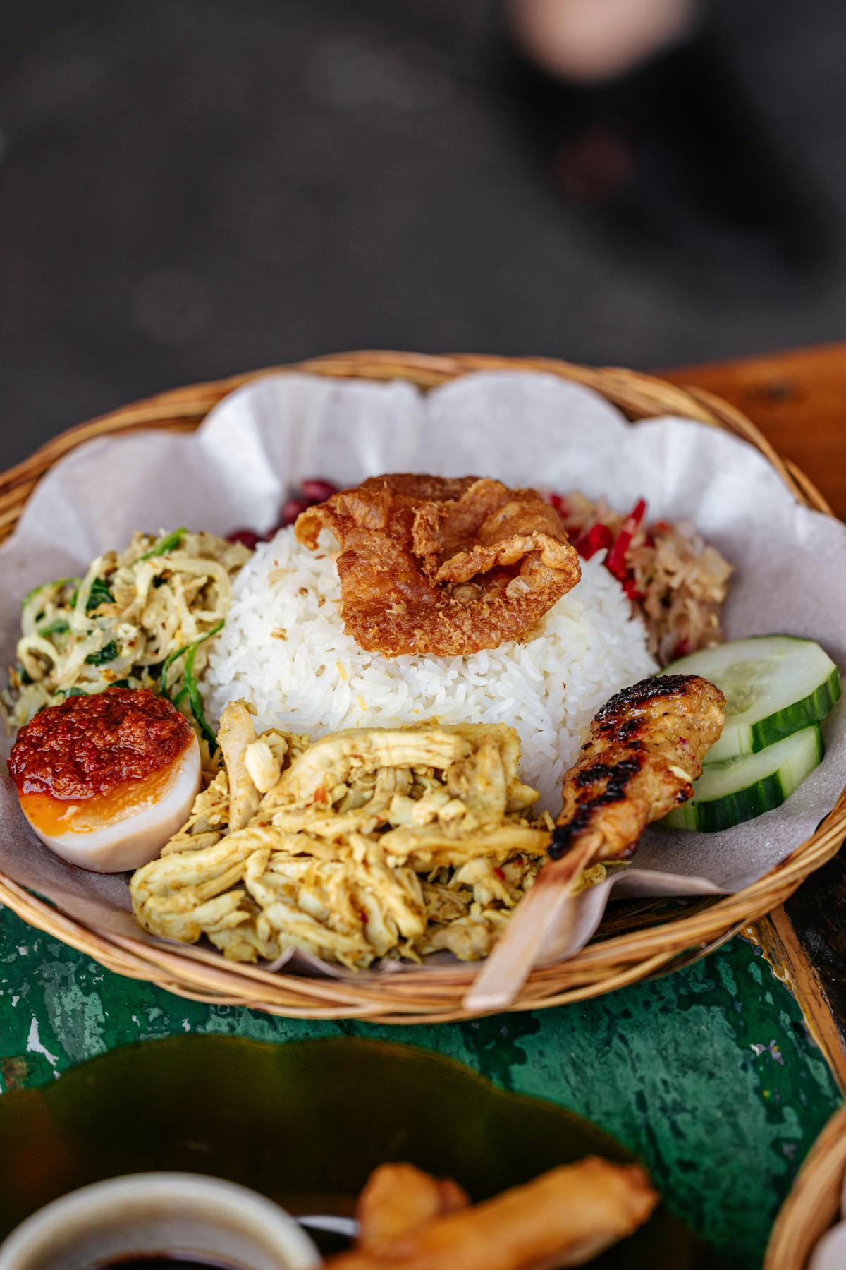 Our famous Balinese chicken rice
