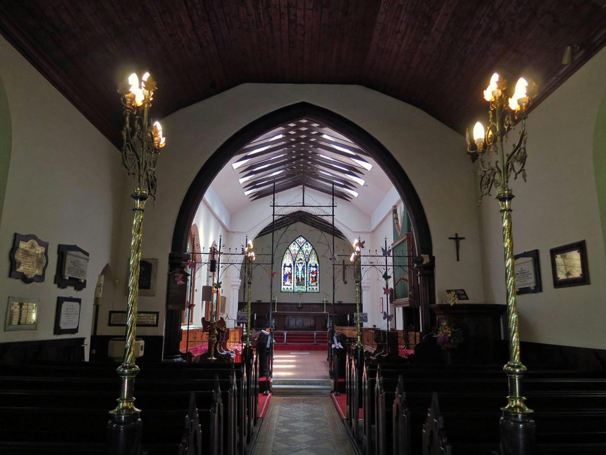 Interior of St Johns Church of England