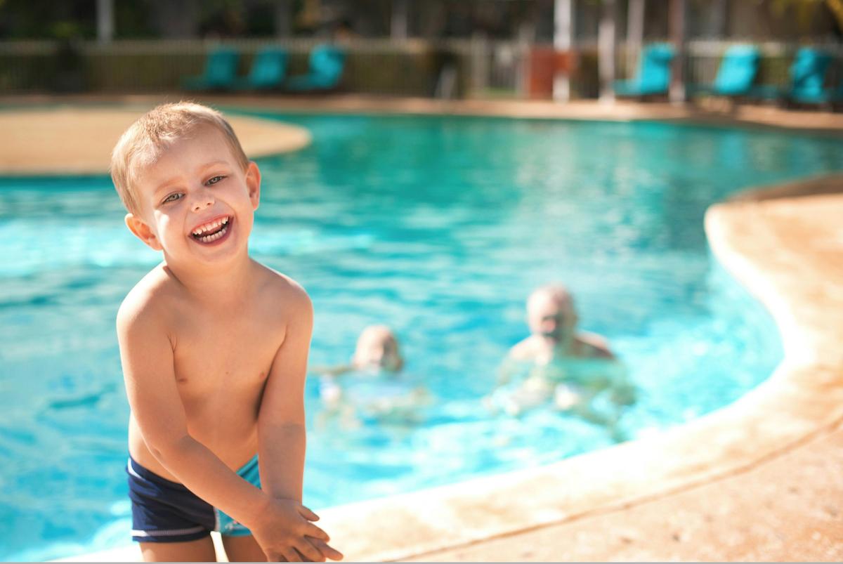 Family fun by the pool at Seashells Broome