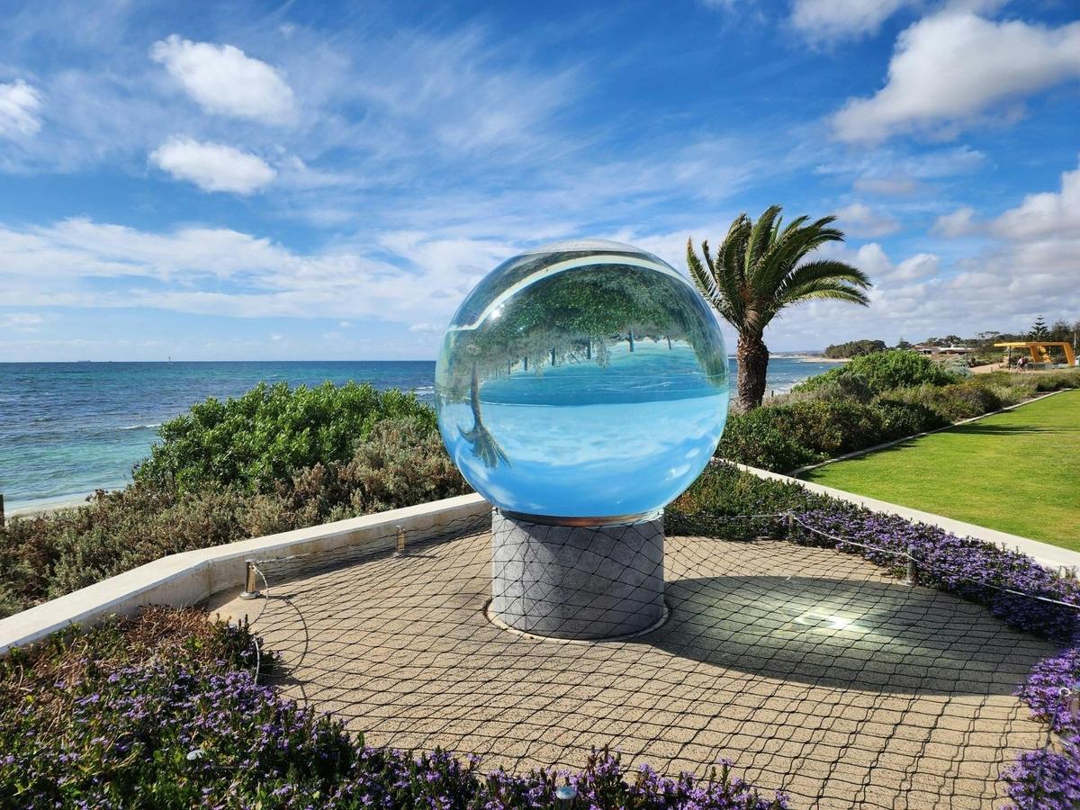 The Big Marble, also known as Horizon Ball, in Geraldton
