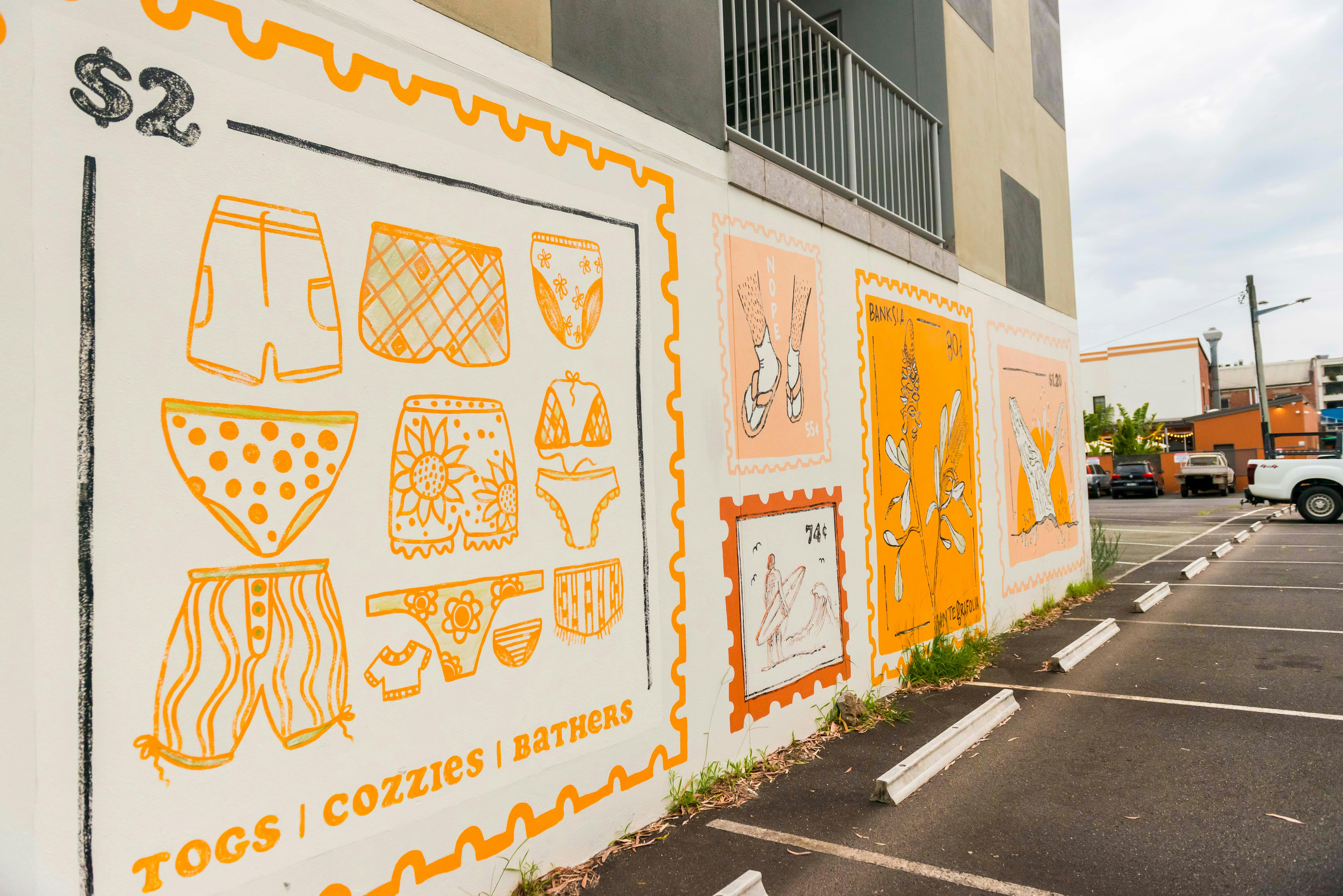 Ballina Public Art - Ballina Postage Stamps