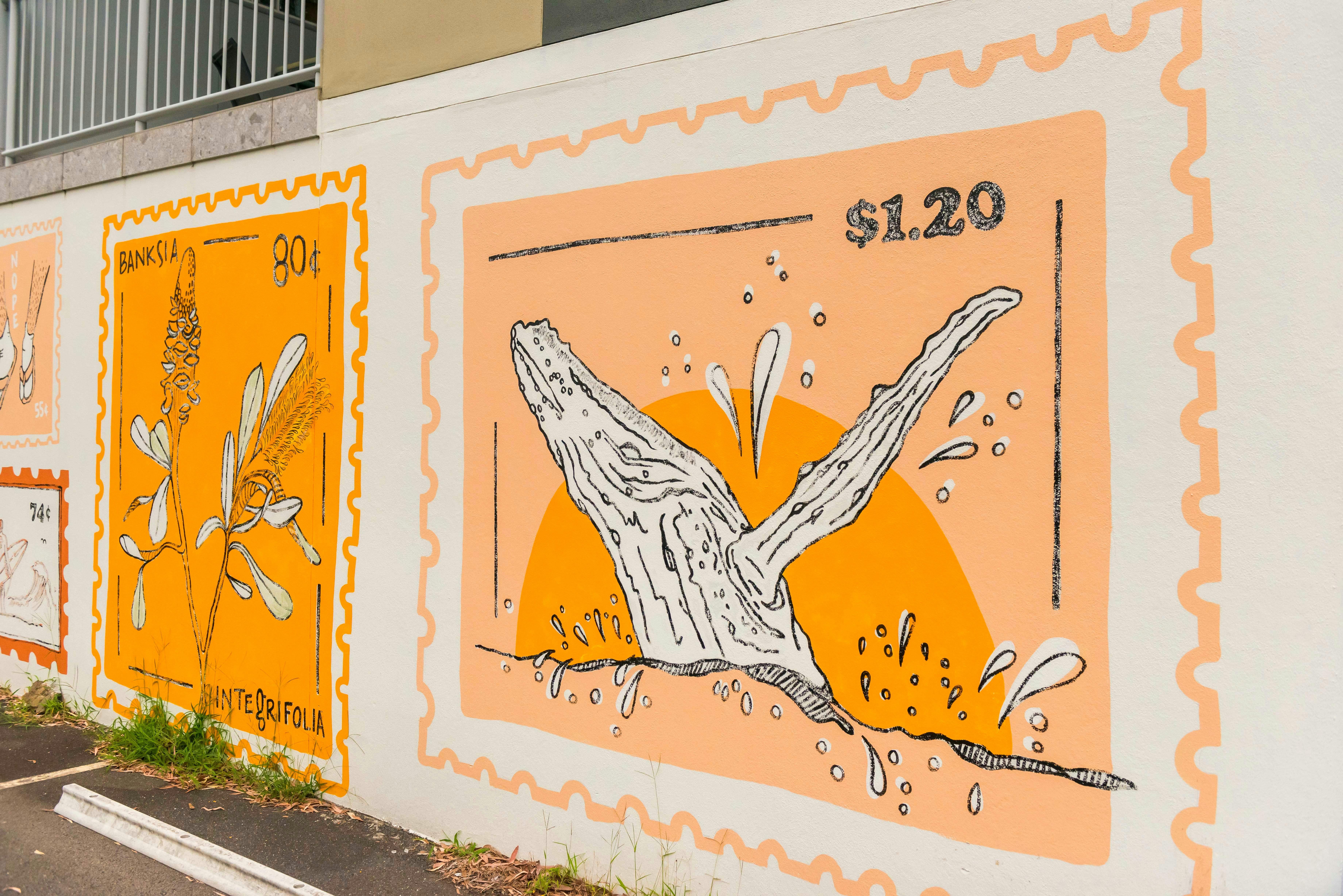 Ballina Public Art - Ballina Postage Stamps