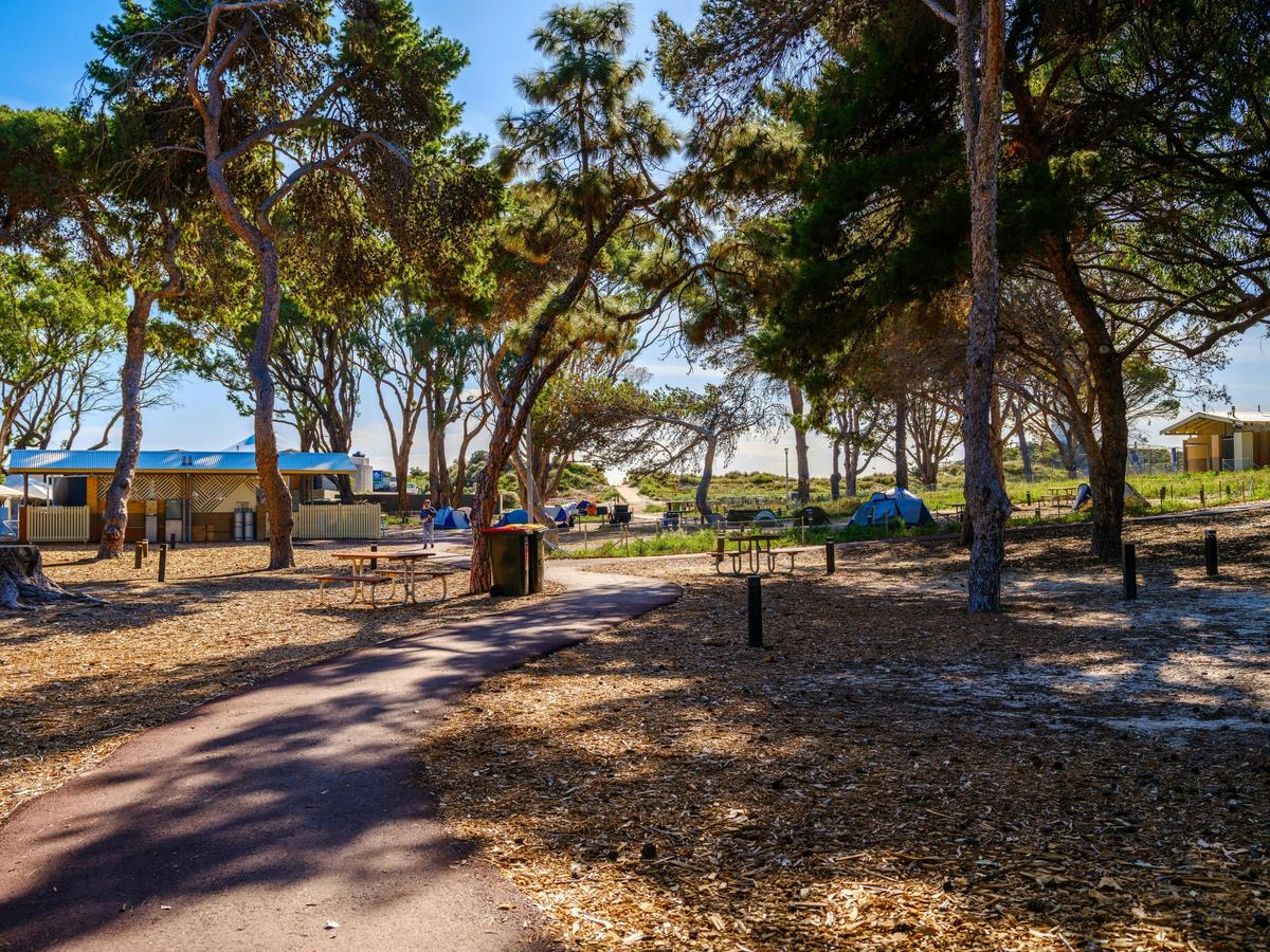Campground with trees