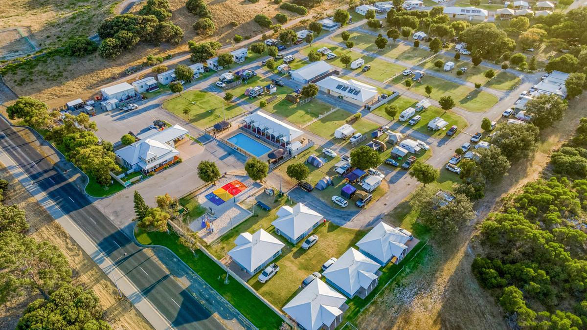 Aerial - Tasman Holiday Parks - Ledge Point