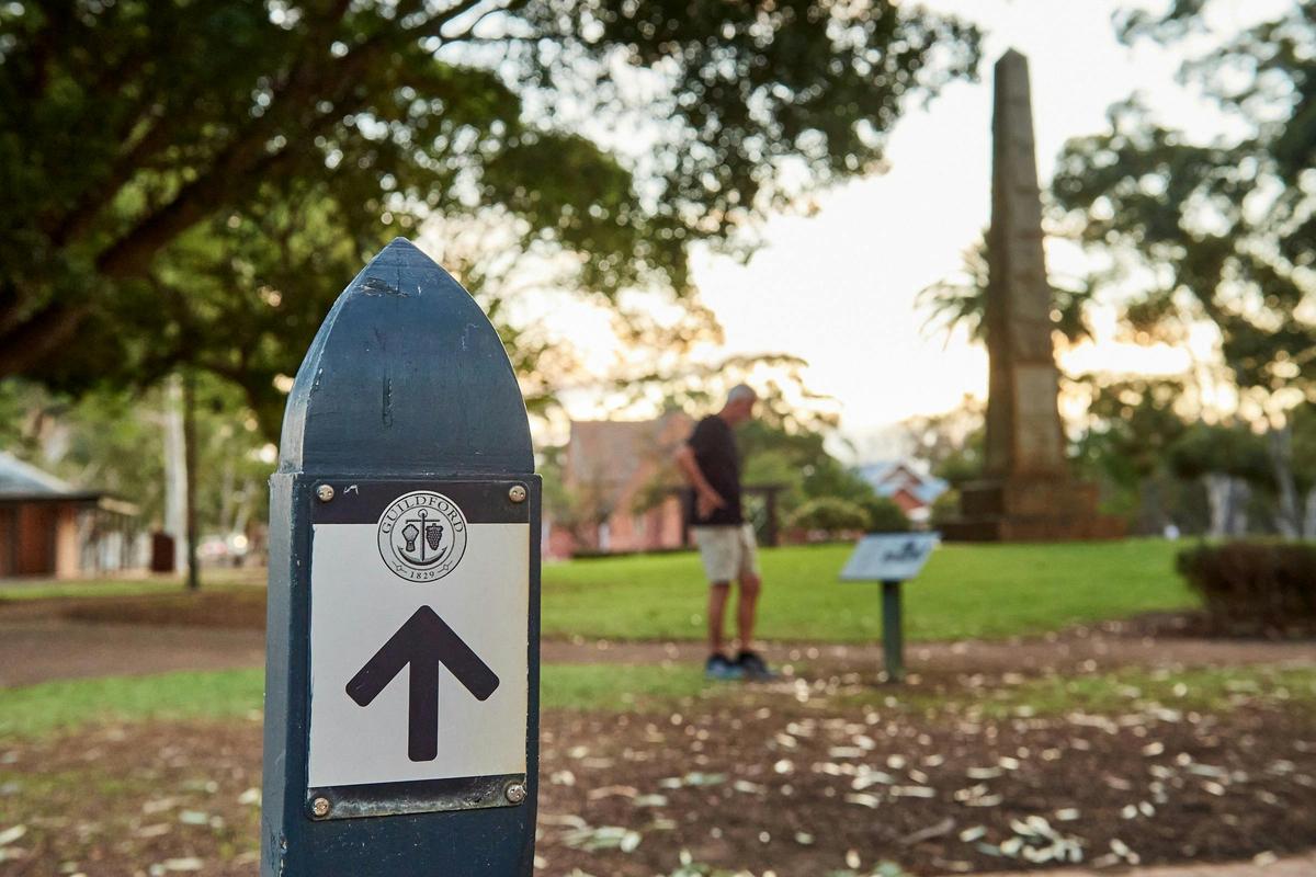The Stirling Square heritage walk trail