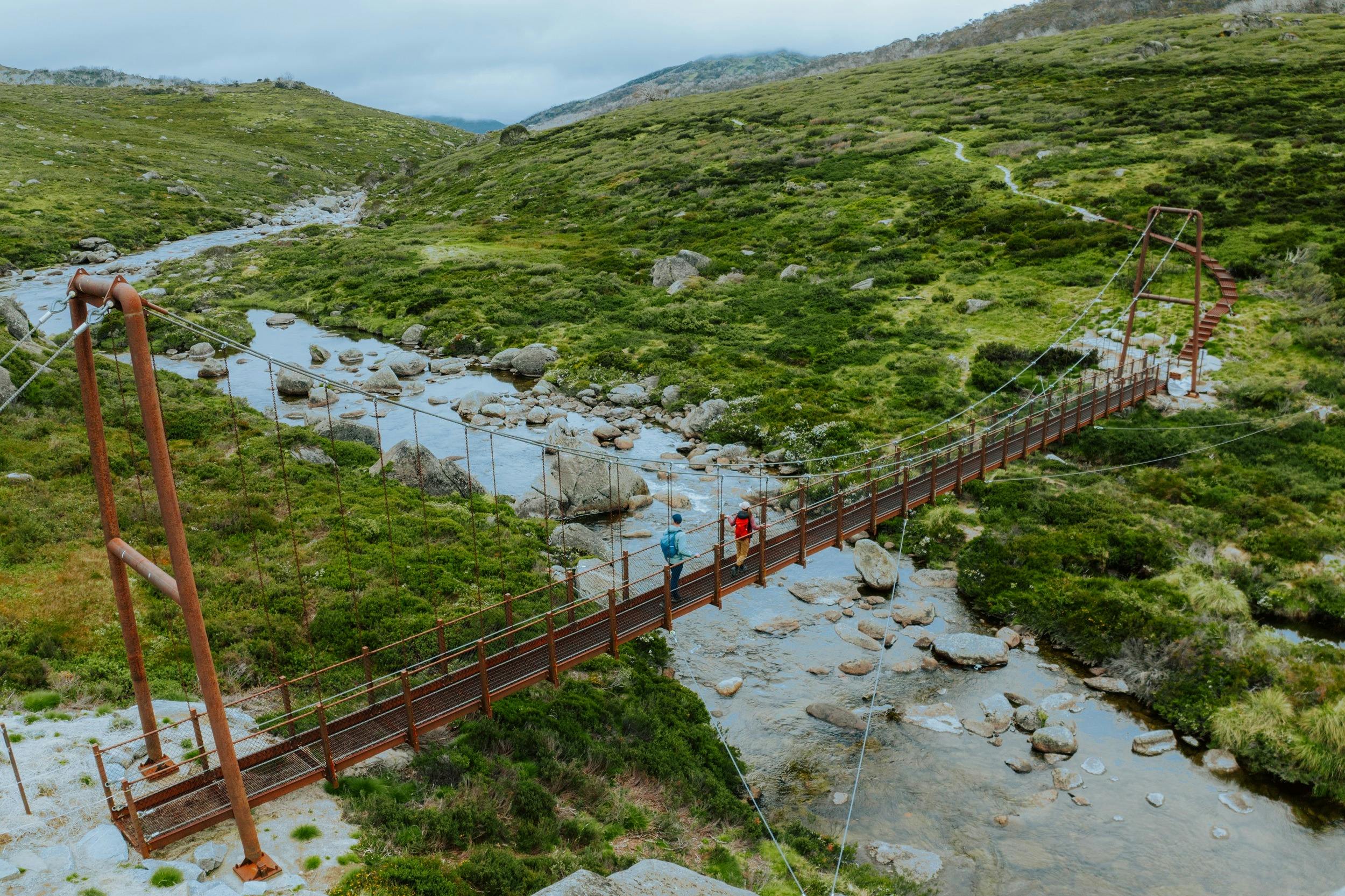 Spencers Creek Suspension Bridge, Snowies Alpine Walk