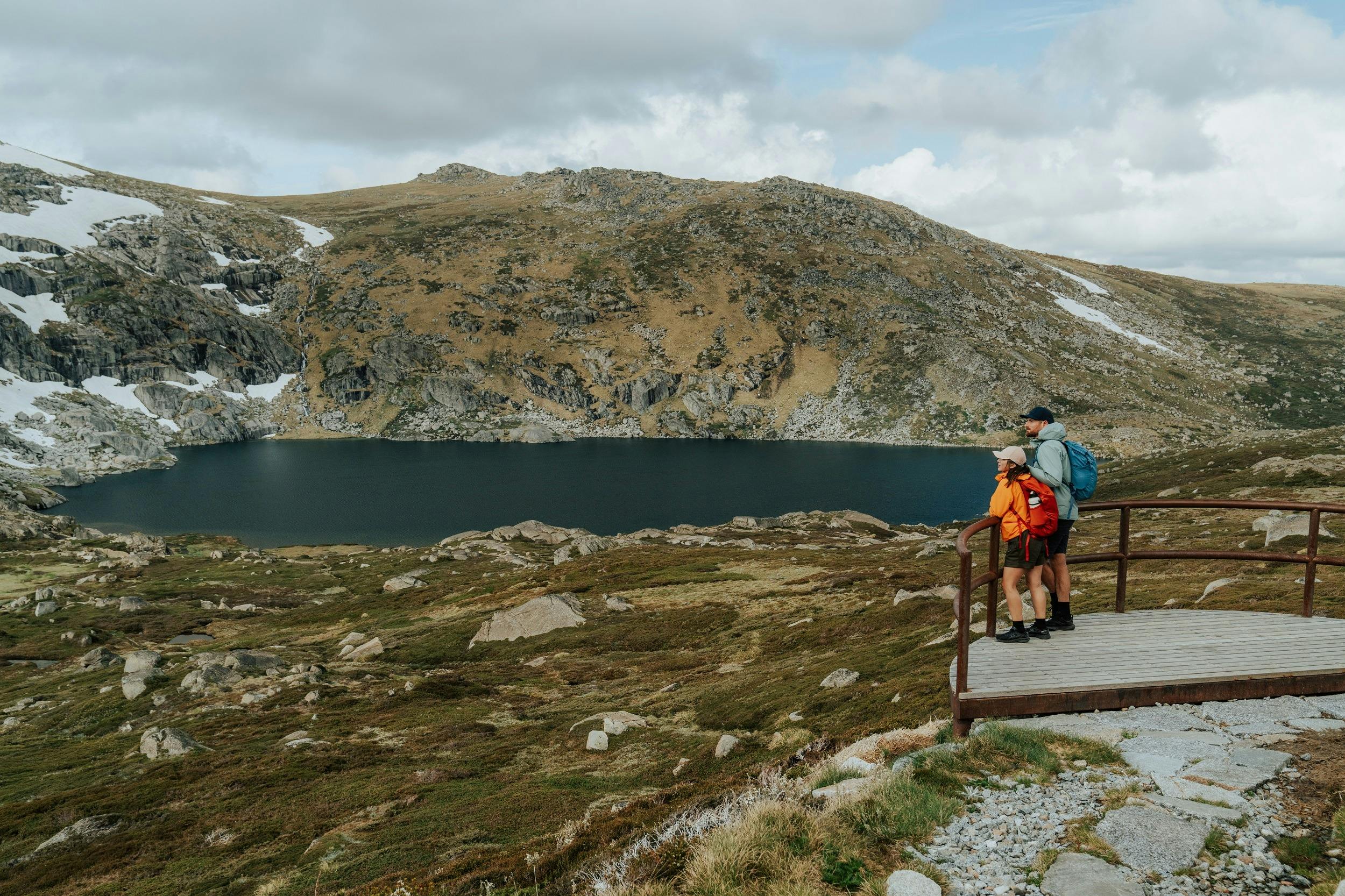 Blue Lake lookout, Snowies Alpine Walk