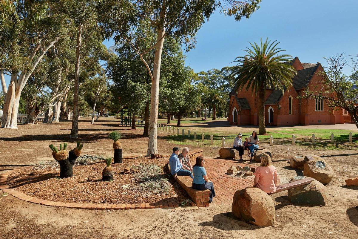 Aboriginal Art Work Stirling Square