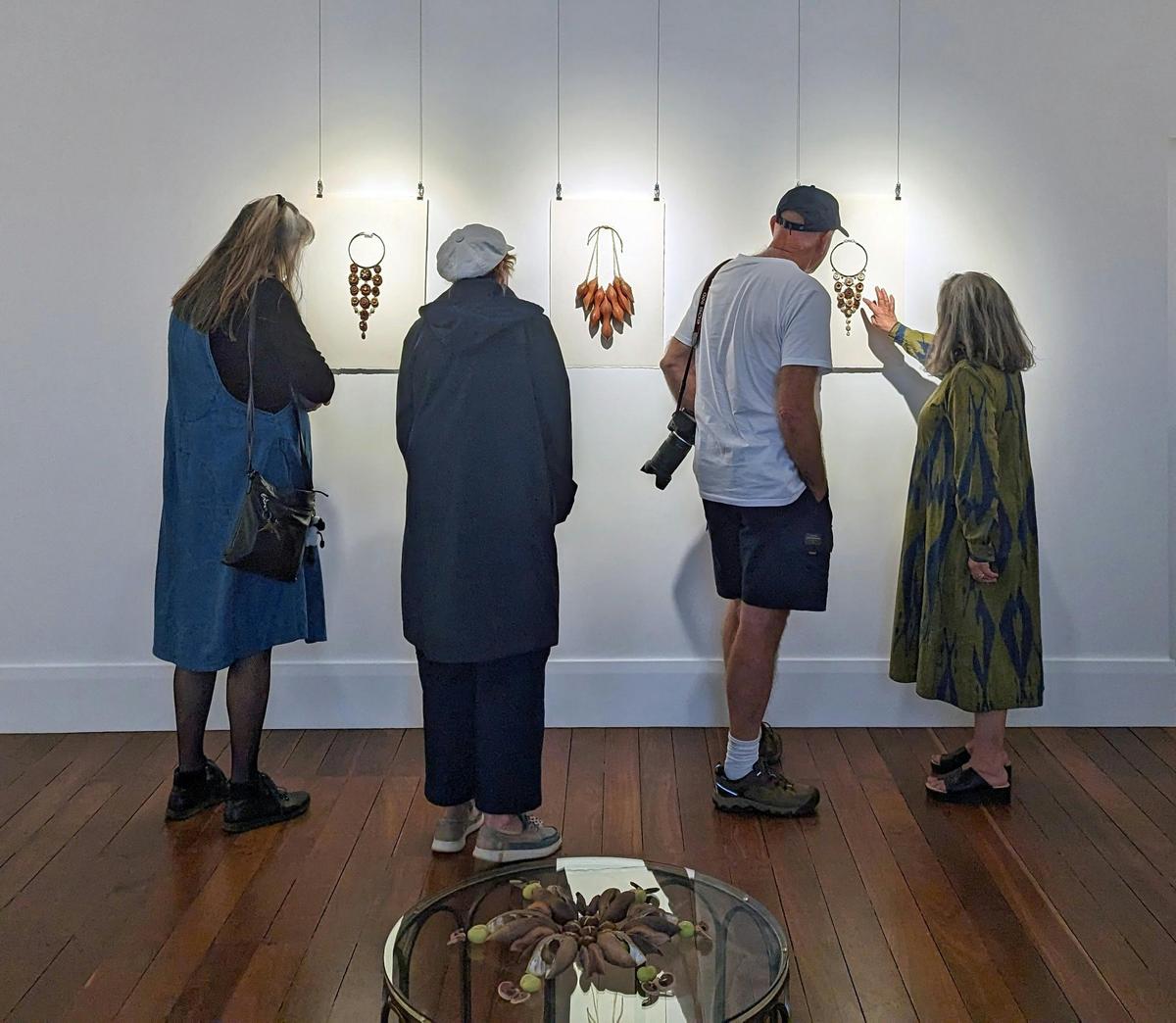 Exhibition by artist jeweller Sultana Shamshi at The Bank Gallery in Carnamah