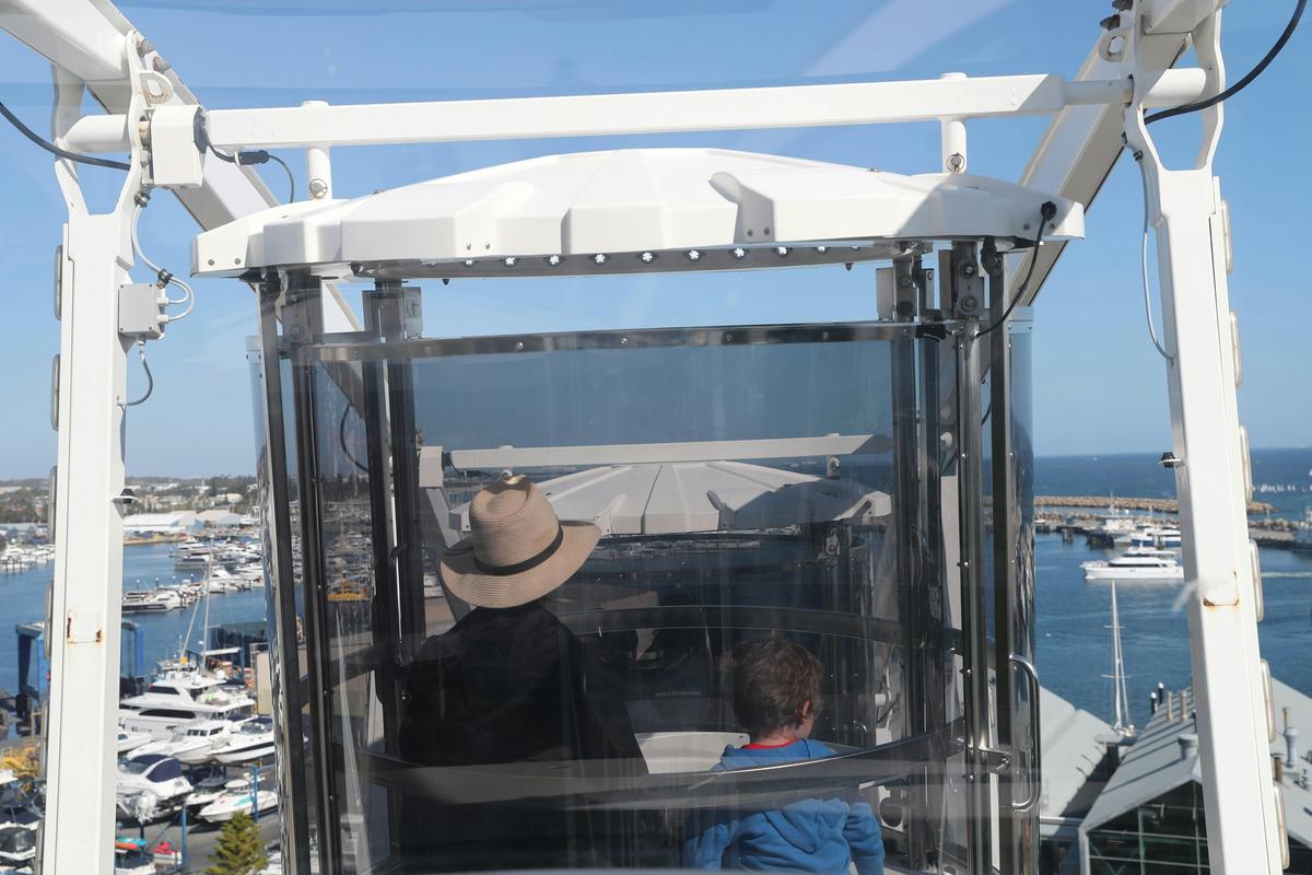 High above Fishing Boat Harbour