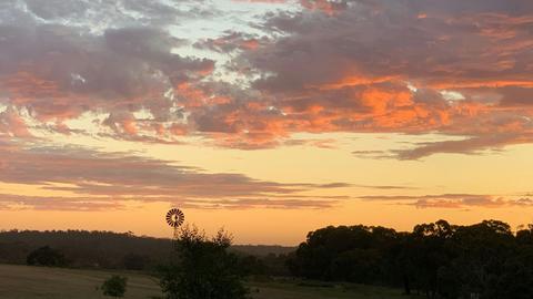Sunset on the Hill
