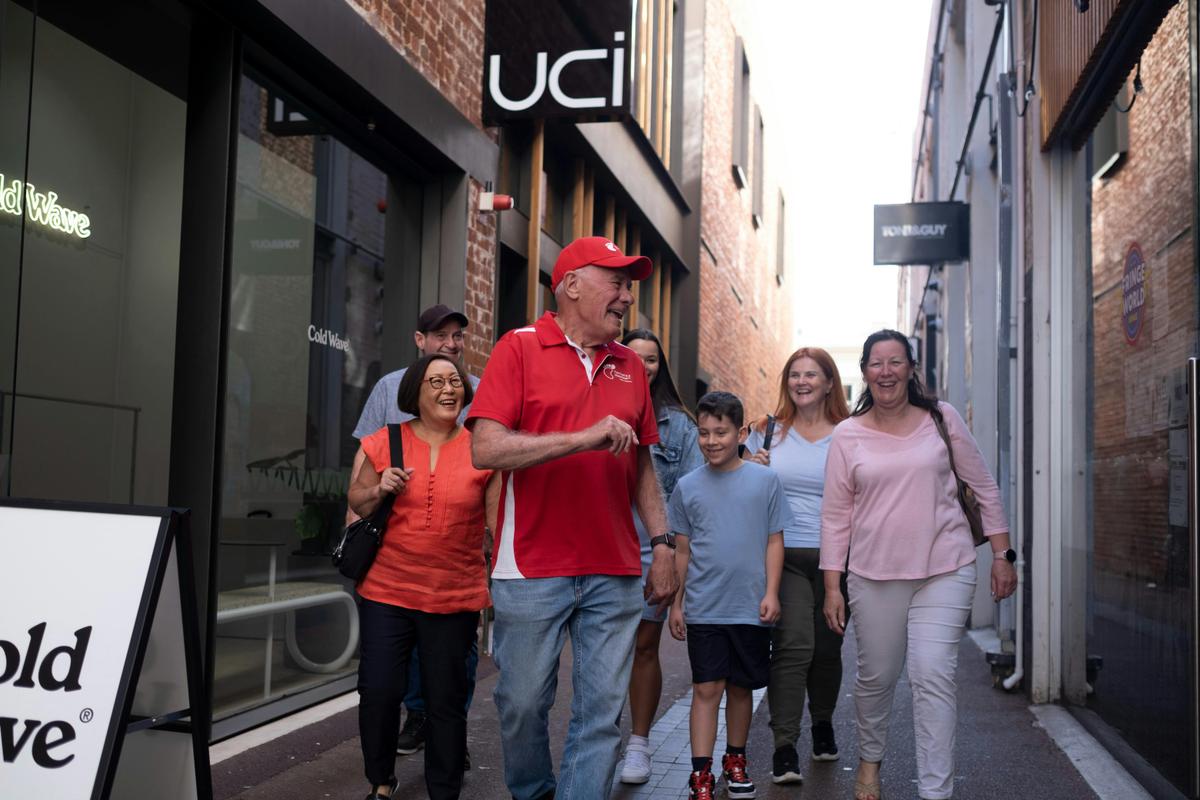 Walk with Two Feet's amazing local guides to explore Perth City, Fremantle and surrounds