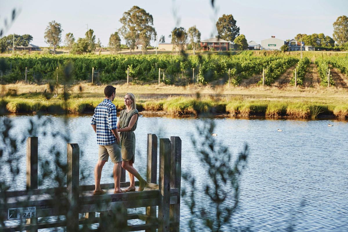 Swan River in the Swan Valley Wine Region