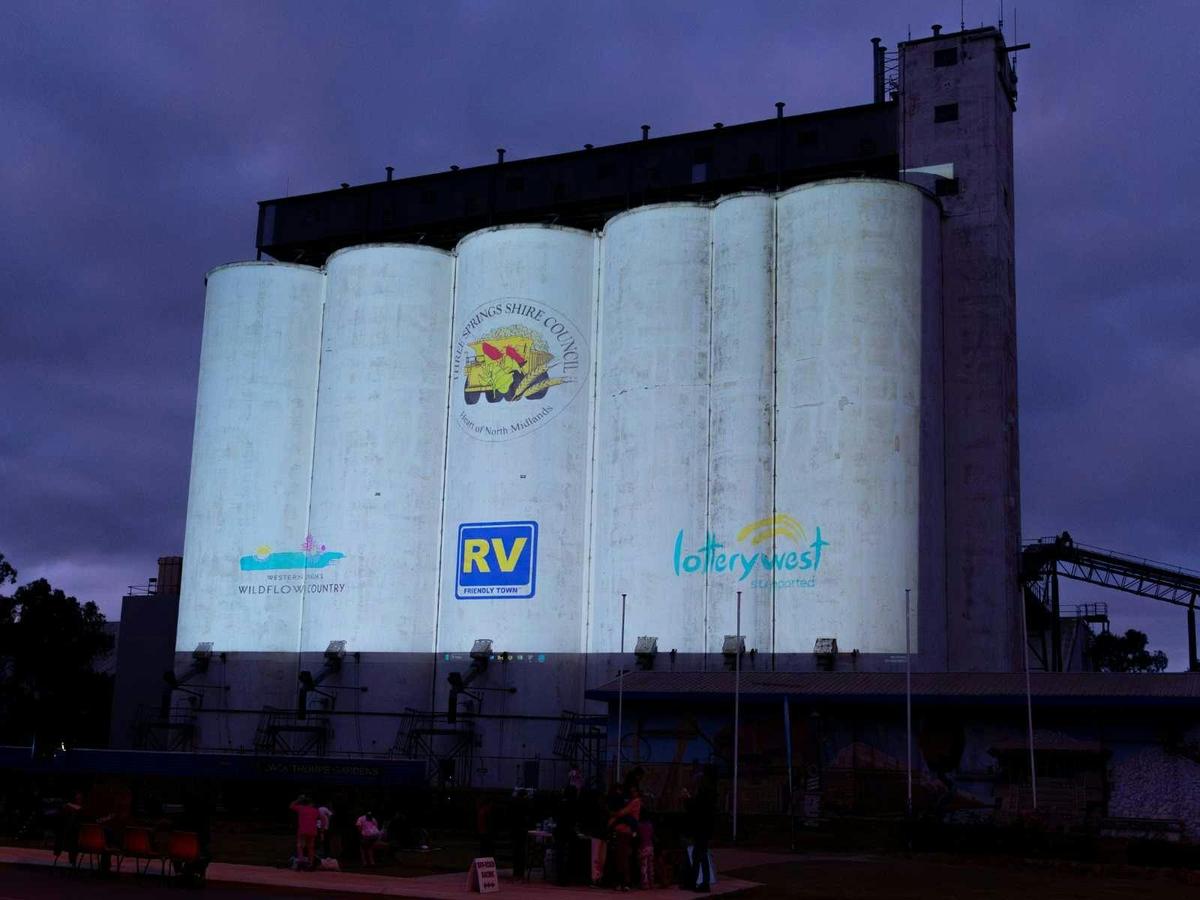 Three Springs Silo Projection